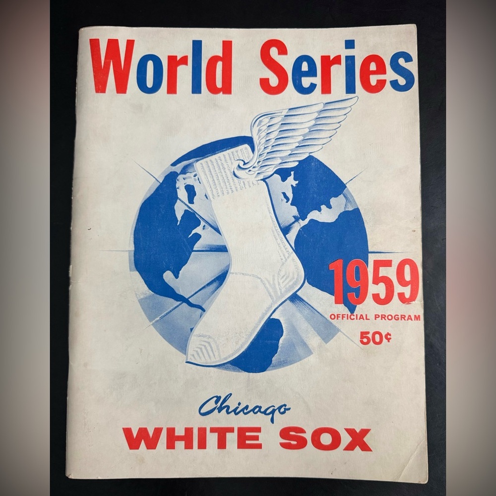 VINTAGE Baseball - 1959 World Series Program - Chicago White Sox